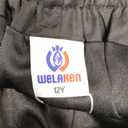 WELAKEN Sparkly Sequin Shorts for Girls Kids High Waist Elastic Party Dance Shorts Black 12Y