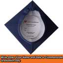 OSBO GradSeason Unisex Matte Kindergarten Graduation Gown Cap Tassel Set 2026 (27"(3'6"-3'8"), Navy)