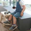 Kids Sneakers for Boys Girls Athletic Running Walking Shoes Lightweight Sports Tennis Shoes Adjustable Strap Sneaker for Little Kid Big Kid Gym School (5 Toddler, Grey-3)