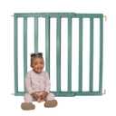 Toddleroo LuxeCraft Wood Baby Gate; 25.25"-39.25" Wide, 30" Tall, Green