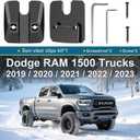 Veharvim Sun Visor Repair Kit Fits for Dodge RAM 1500 Trucks 2019-2023, 1 Pack Aluminum Car Sun Visor Repair Kit, Car Sun Visor Fixer, Sun Visor Clip Replacement, Dodge Ram 1500 Accessories