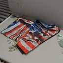 Deer American Flag Curtains, Thermal Insulated Printed Curtain Camouflage Rustic Patriotic Deer Big Antler Old Forest Retro Window Drapes for Bedroom Living Room 42" W X 54" L