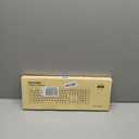 TECKNET Bluetooth Keyboard Rechargeable, 4Device Free Switching (2.4G+BT), UltraSlim Full Size Wireless Keyboard, Quiet Typing, for PC/Laptop/Smart TV/Phone, Adjustable Stand, 12 Multimedia Keys