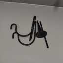 2 Pack Adjustable Shepherd Hooks, 26.77 Inch Stainless Steel Garden Stakes for Hanging Plants, Outdoor Decor, Weddings, Solar Lights, Plant Baskets, Durable & Versatile (Black)