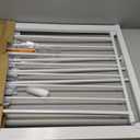 Cumbor 29.7-40.6" Baby Gate for Stairs, Mom's Choice Awards Winner-Dog Gate for Doorways, Pressure Mounted Auto-Close Pet Gates for Dogs Indoor, Safety Child Gate with Easy Walk Thru Door, White