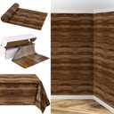200 Ft x 54 Inch Wood Grain Tablecloth Roll in Slide Cutter Box Disposable Rustic Backdrop Vintage Table Cover Western Themed Bulletin Board Plastic Roll for Barn Birthday Classroom Decor