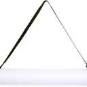 TRANSON Durable Poster Storage Tube with Straps 24"-40" Extendable for Blueprints, Artwork, Maps, Posters Color White (1 Pack-White)