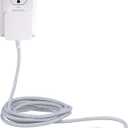 UltraPro USB Desktop Charging Station, 24W 6 Ft 4 USB Ports Power Strip, Multiport USB Charging Station, USB A Desktop Charger for iPhone 16 Series, 15 Series, iPad Pro, Braided Cord, White, 44139