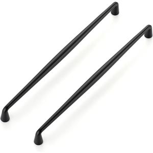 Ravinte 5 Pack 10 Inch Matte Black Kitchen Cabinet Handles Solid Zinc Alloy Cabinet Pulls Cupboard Hardware Drawer Handles