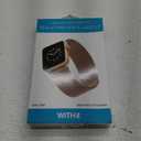 WITHit Rose Gold-Tone Stainless Steel Mesh Band designed for Apple Watch 42mm (Series 10) & 38/40/41mm - Rose Gold