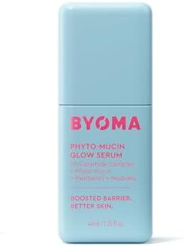 BYOMA Phyto-Mucin Glow Serum - Mucin Face Serum for Glass Skin - Plumps, Primes + Hydrates - Flawless Primer and Makeup Base - Strengthens Skin Barrier - 1.35 fl.oz