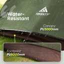 Forceatt Camping Tent 4 Person, Professional Waterproof & Windproof Lightweight Backpacking Tent Suitable for Outdoor,Hiking,Camping, Mountaineering and Travel