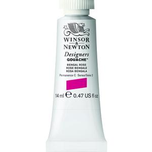 Winsor & Newton Designer's Gouache, 14 ml (0.47oz) Tube, Bengal Rose