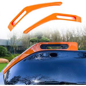 BESTAOO Trail Sight Cover Decoration Trim Cover Exterior Accessories for Ford Bronco Accessories 2021 2022 2023 2024 2025 2-Door & 4-Door, 2PCS (Orange)