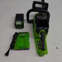 Greenworks 40V 14 inch Cordless Chainsaw with 4.0Ah Battery and 2A Charger