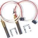 Thermopile Senor Assembly Replacement 750mv Fit for Rheem Ruud Richmond Water Heaters Pilot Burner Gas Water Heater Thermocouple Sensor Type Replace SP20824 SP20754 SP21058 SP20800 SP21096