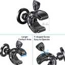 Coolpow Gym Magnetic Phone Holder Mount for MagSafeStrong Magnets Stroller Phone Holder Adjustable Stand Clamp, with Gym Equipment, Stroller, Shopping Cart, Treadmill for iPhone 17 Pro Max 16 15 14