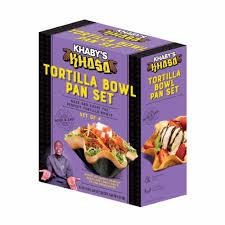 Tortilla Bowl Pan Set - Oven And Dishwasher Safe, 4-pk Khaby's Khasa