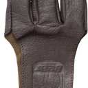 Bear Archery Leather 3 Finger Traditional Archery Shooting Glove, Medium, Black (ASG101M)