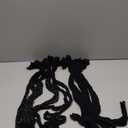 Ramede 6 Pairs Rhinestone Fishnet Stockings for Women Thigh High Waist Sparkly Tights Mesh Glitter Pantyhose for Halloween (X-Large)