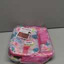 F-color Hanging Shower Caddy Portable - College Dorm Essentials for Guys with Hooks, Quick-Dry Shower Bag for Dorm Travel Gym Camping Essentials, Water-Resistant with Multiple Pockets, Pink Flamingo