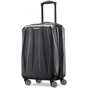 Samsonite Centric 2 Hardside Expandable Luggage with Spinner Wheels, Black, Carry-On 20-Inch