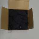 2 Pack 12" x 15" Round Boat Buoy Cover Boat Fender Bumpers Covers Fender Protector Bumper Sleeves Black Durable Polyester