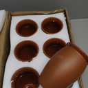 Gejoy 6 Set 20 oz Cantaritos De Barro Mexicanos Cantaritos Shooters Pottery Taco Tuesday Mexican Clay Cup Fiesta De Barro Mexicanos Cocktail Cups Cocktail Glasses for Tequila Margaritas Mojitos