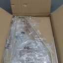 Cupcake Stand, 3-Tier Dessert Stand for 55 Cupcakes, Wood & Metal Tower Display Premium Holder Dessert Tree Tower for Christmas Birthday Weddings Party Decor, Serving Tray (White & Gold)