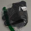 Kitchen Oven Gloves - Dual-Layer Heat Resistant Grilling Gloves, Silicone Oven Mitts with 5 Fingers, Waterproof Non-Slip Pot Holder for Barbecue, Cooking, Baking (Black) (One Size Fits Most)