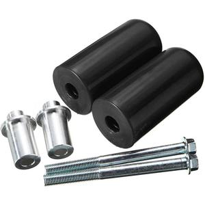 Frame Sliders, Universal Motorcycle Frame Sliders Anti Crash Protector for Yamaha Honda Suzuki (black)