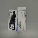 High-Definition Ear Wax Removal, Wireless Ear Cleaner, Safe and Gentle Ear Wax Removal Kit, Rechargeable Ear Cleaner with Camera and Light, Ear Cleaning Kit for Android and iOS (Black)