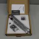 Desktop Microphone Stand, Adjustable Mounting Arm with Multiple Threads for Blue Yeti, Fifine, HyperX and More Mics, Webcams, Cameras - Ideal for Recording, Podcasting, Streaming