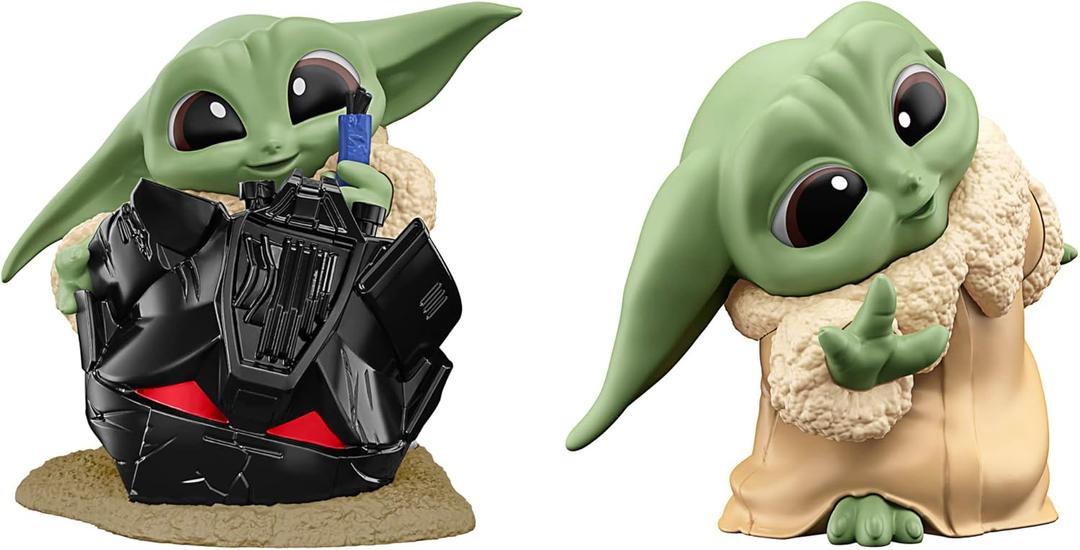 STAR WARS The Bounty Collection Series 5, 2-Pack Grogu Figures, 2.25-Inch-Scale Helmet Hijinks, Peek-A-Boo, Toy for Kids Ages 4 and Up