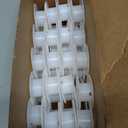 PH PandaHall 20pcs Empty Plastic Spools, 2 Inch Ribbon Spool White Wire Spools Thread String Bobbin Weaving Bobbins Craft Spools for Embroidery Thread, Yarn, Ribbon, Crafts and Sewing