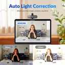 4K Webcam for PC with PDAF & CDAF Dual-autofocus, Ultra 4K HD, 2 Noise Reduction Mics, Auto Light Correction, USB-A, Privacy Cover, 79FOV, Streaming Camera for PC, Mac, Laptop, Video Calls