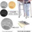 Triceratops Precut Walker Tennis Balls, Heavy Duty Long Lasting Tennis Balls - Fit for Most Chairs Desks Furniture Legs and Floor Protection, Easy to Install (24pcs, Yellow)