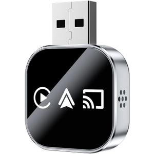 2026 Upgrade 3 in 1 Wireless CarPlay Adapter (for Android)