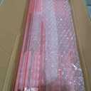 1.2” American Mahjong Set Complete - 168 Pink Floral Melamine Tiles, 4 Upgraded Non-Slip Mahjong Racks with Pushers, Bag, Dice & Chips, Pretty Mah Jongg Gift for Women Mom Birthday Beginners