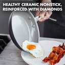 GreenPan Chatham Hard Anodized Healthy Ceramic Nonstick, 12" Frying Pan Skillet, PFAS-Free, Dishwasher Safe, Oven Safe, Gray