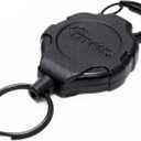 KEY-BAK Ratch-It Retractable Ratcheting Tether with 48" Retractable Cord, 10 oz. Retraction, Carabiner Attachment