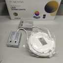 12 Pack Smart Recessed Lighting 6 Inch, Ultra-Thin LED Recessed Lighting 12W 1200LM Smart Downlight with Junction Box, Compatible with Alexa/Google Assistant - ETL and Energy Star Certified (RGB (Red, Green, Blue))