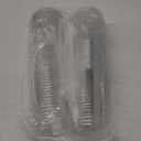 50 Sets Clear Plastic Cups with Lids and Straws, Disposable Iced Coffee Cups Drinking PET for Cold Drinks, Juice, Smoothie, Coffee Shops, Party, Christmas(Clear,20 oz)