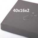 Navenwelle 40x16x2 Outdoor Bench Cushion, Strengthen Waterproof Seat Cushions, High-Density Bench Pad with Anti-Slip Bottom, Outdoor Cushion for Patio Garden Swing Furniture - Grey