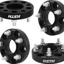 HISH 5x114.3 Wheel Spacers, Forged 1 Inches Wheel Spacer with Hubcentric 5x4.5 66.1mm Bore M12x1.25 Lugs, Fit for 370Z 350Z 240SX 300ZX GTR Murano Maxima Sentra
