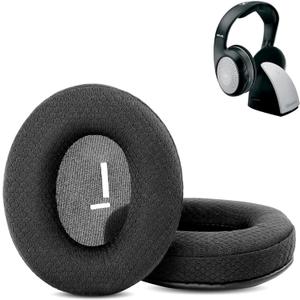 Replacement Earpads for Sennheiser RS100 RS110 RS115 RS116 RS117 RS119 II RS120 RS135 Headphones, Breathable Mesh Fabric Earpad Cushions