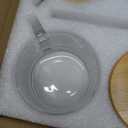 4pcs Set Vintage Coffee Mugs gifts for women, Overnight Oats Containers with Bamboo Lids and Spoons - 14oz Clear Embossed Glass Cups, Cute Coffee Bar Accessories, Iced Coffee Glasses