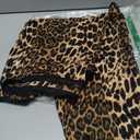 Fiona off shoulder leopard Capri set brown/combo 3X