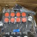 Hydraulic Directional Control Valve 4 Spool 21 GPM SAE Ports 3600 PSI for Small Tractors Tractors Loaders Log Splitters