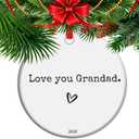 Grandad Keepsake, Grandads Birthday Present, 2025 Christmas Ornament, Sentimental Keepsake Gift, Grandpa Grandad Gifts, Special Grandpa (C18)